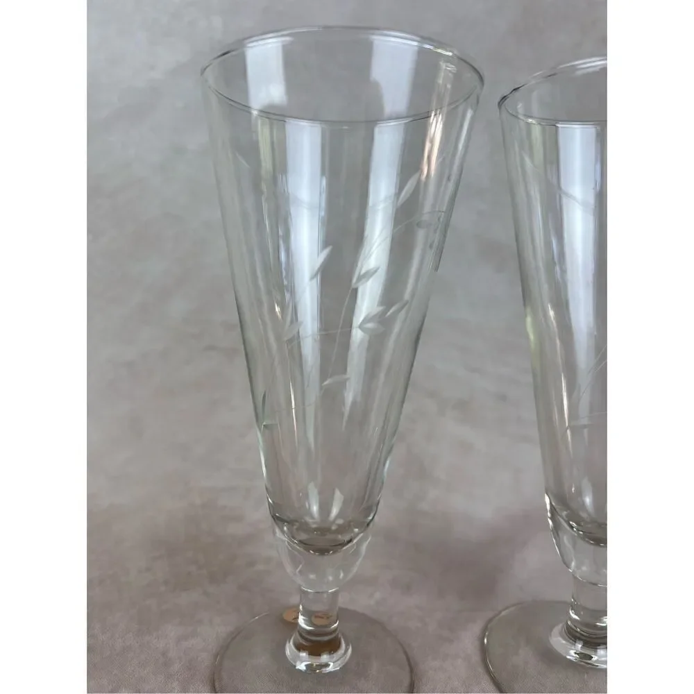 Vintage Princess House Champagne Flutes